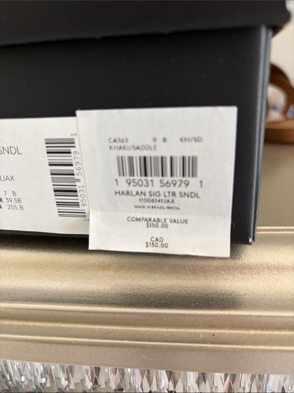 Coach Brown Signature Crisscross Slide Sandals - Picture 6 of 6